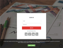 Tablet Screenshot of online.webceo.com
